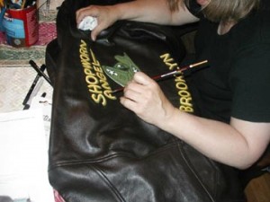 Working on a Shopworn Angel Jacket