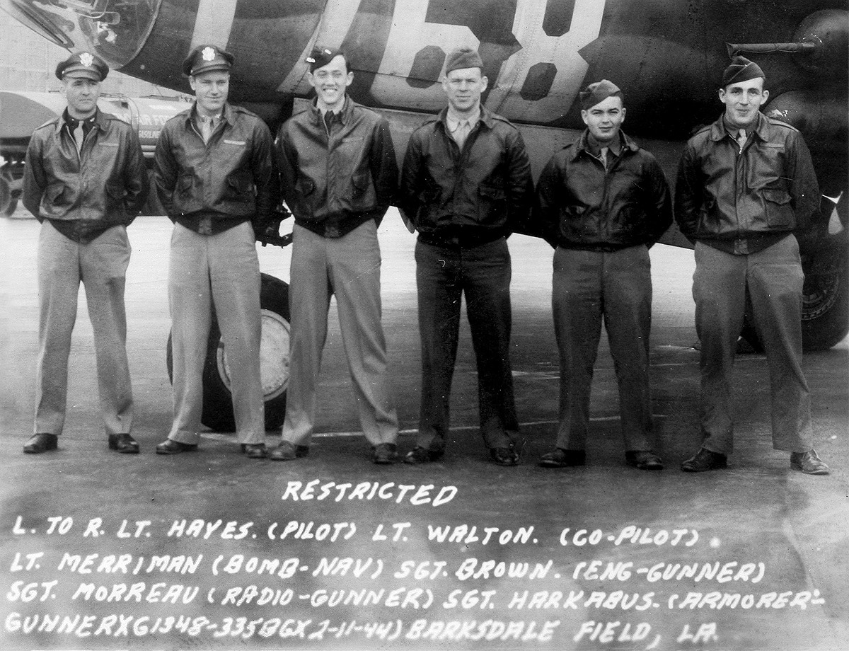 Harold A Walton Barksdale Crew