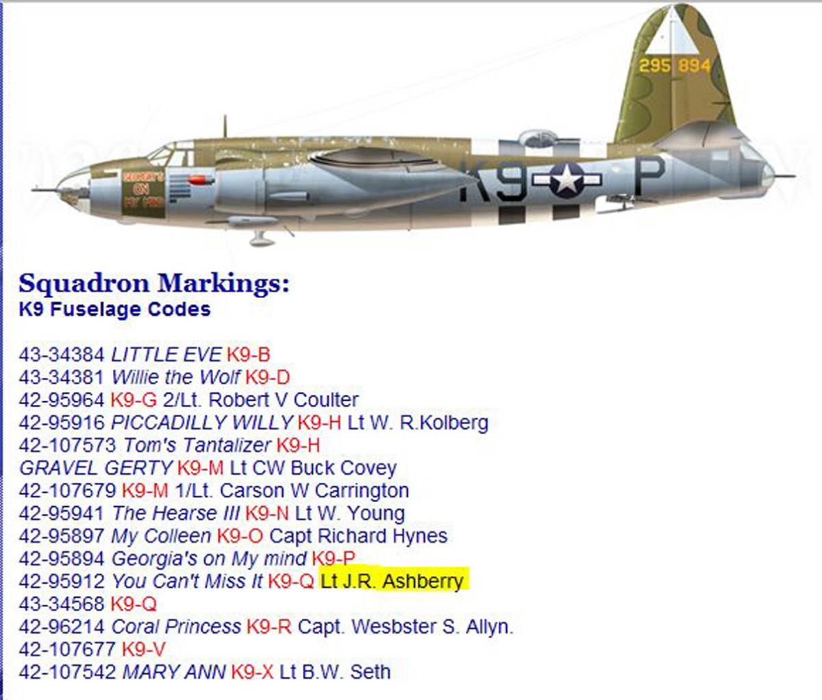 B-26 Marauder Serial Numbers