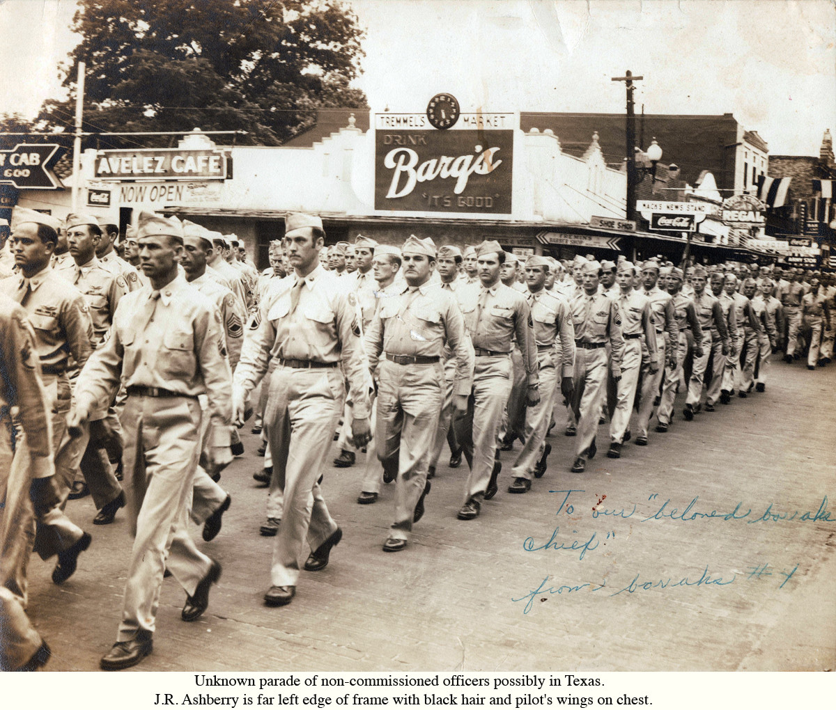 Unknown Parade (Dad is left front inside line)