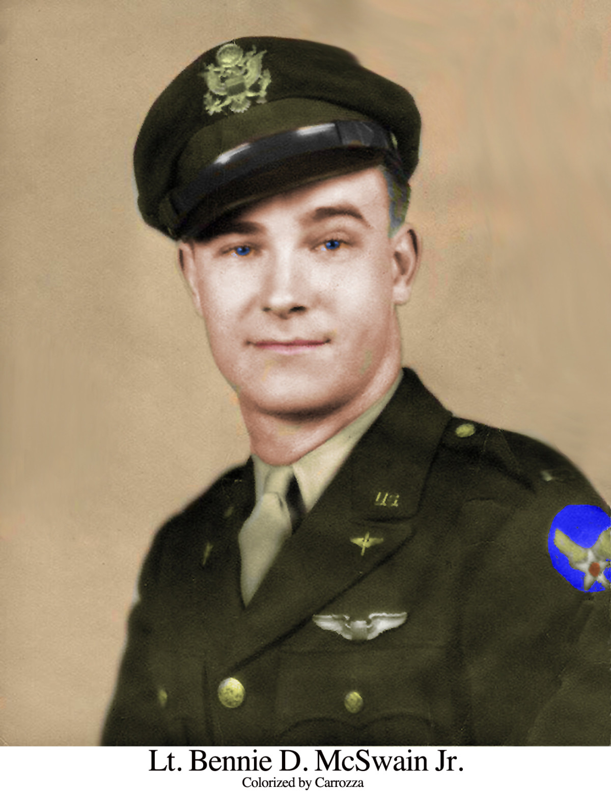 McSwain war portrait Colorized