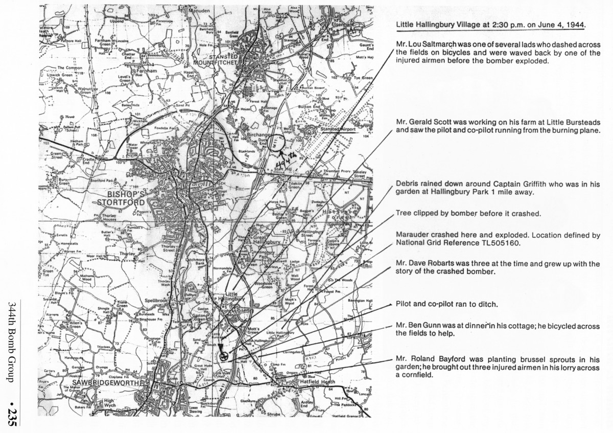 George Lyons crash map