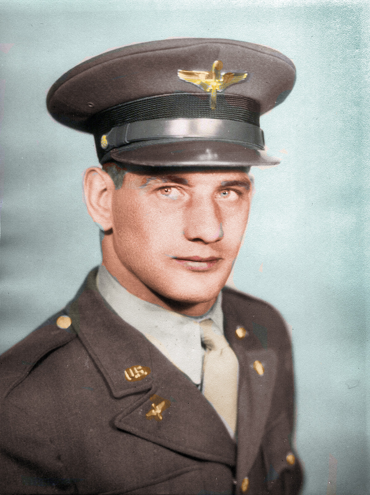 1st Lt. Milton Courtright Colorized